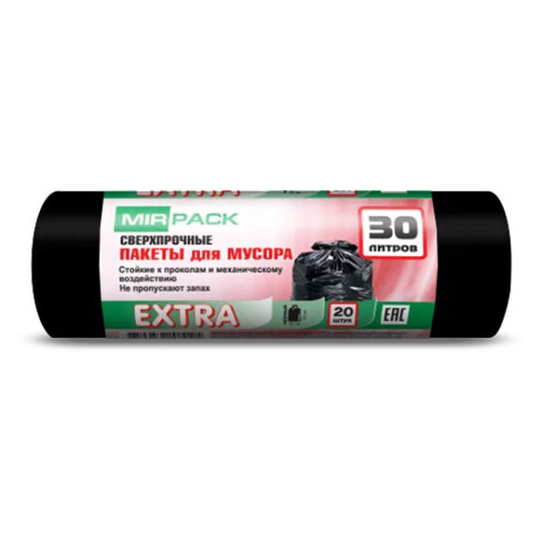 Աղբի պարկ MirPack 30լ Extra