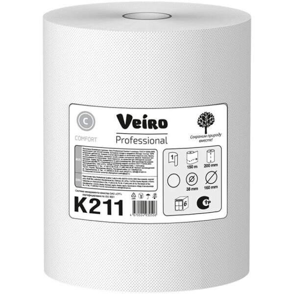 Թղթե սրբիչ գլանափաթեթով K211