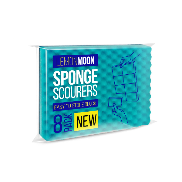 Սպասք լվանալու սպունգ L109 Lemon Moon