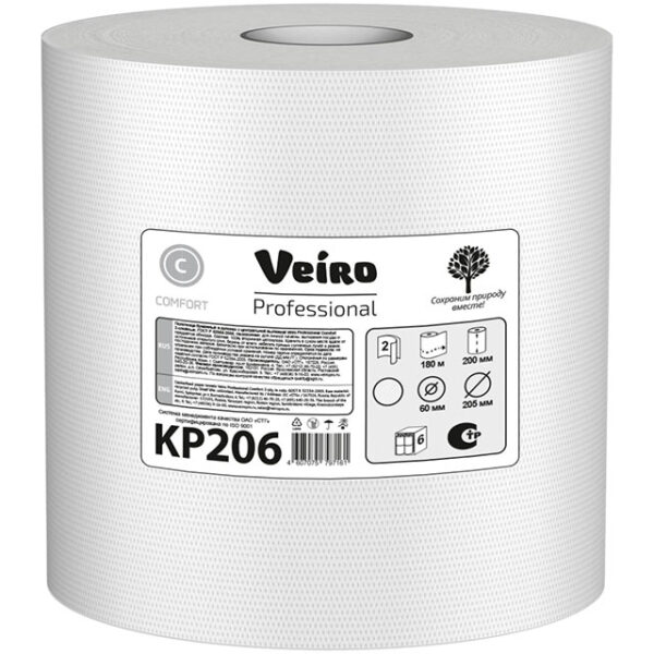 Թղթե սրբիչ գլանափաթեթով KP206