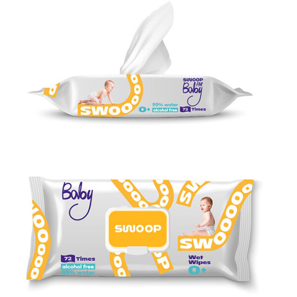 Խոնավ անձեռոցիկներ մանկական-72 SWOOP