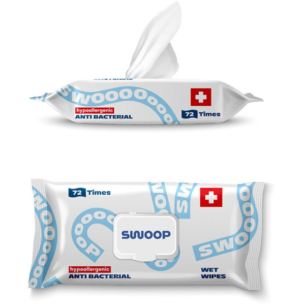 Խոնավ անձեռոցիկներ հակաբակտերիալ-72 SWOOP