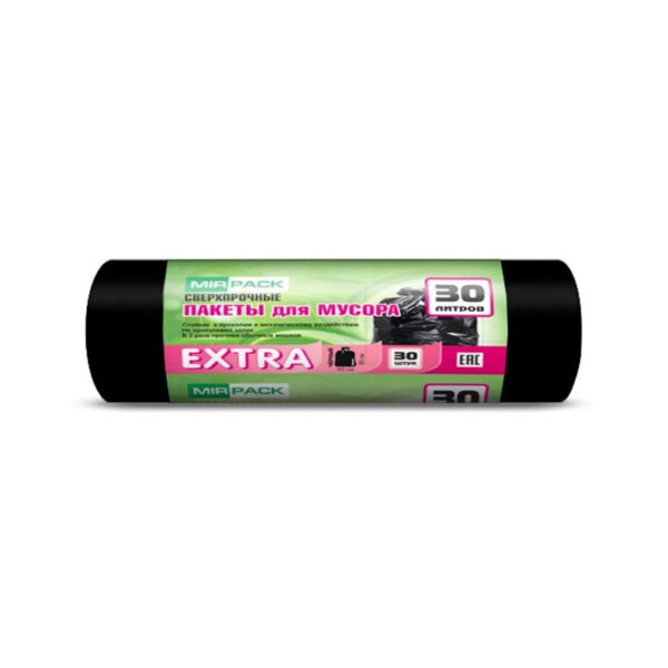 Աղբի պարկ MirPack 30լ Extra